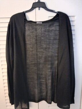 'UNBRANDED' Ladies shear long sleeve open sweater (Size L )